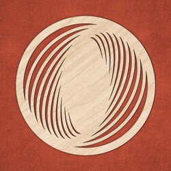 Vyrezávaná podložka pod pohár - Fantázia