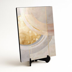 Large abstract painting - Gold
