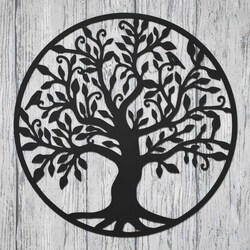 Wooden Picture Tree of Life - Dafor | Black