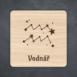 Podtácek pod hrnek - Znamení Vodnář