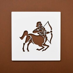 Dekorácia do spálne - Znamenie Strelec | Biela