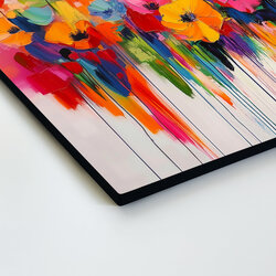 Modern painting - Painted flowers