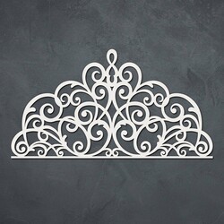 Moderný obraz nad gauč - Mandala | Biela