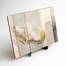 Obraz na stenu - Zlaté brány abstrakcie