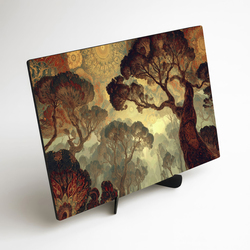 Drevený obraz na stenu - Duch pralesa