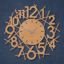 Designer Clock - Vortex | Beech
