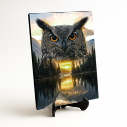 Obraz sovy - Strážca lesa