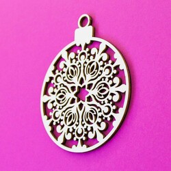 Veľká vianočná guľa | Topoľová preglejka