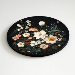 Modern image in a circle - Fragrant garden