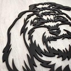 Wooden Wall Decoration - Maltese Dog | Black