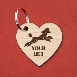 Drevené kľúčenky pre firmy s vlastným logom