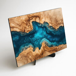 Imitace živicového obrazu - Hluboká