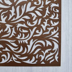 Wooden Wall Decor - Leaves in the Wind | Walnut