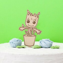 Figurka na dort - komiksový Groot od Marvel - Strážci Galaxie