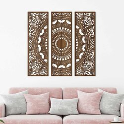 Najkrajšia mandala života - Viacdielny obraz | Orech