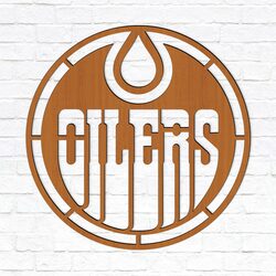 Edmonton Oilers - Logo on the Wall | Cherry