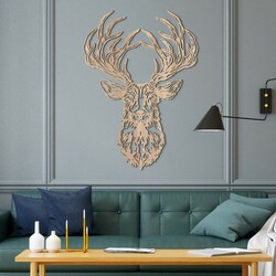 Wooden Wall Art - Deer | Oak Sonoma