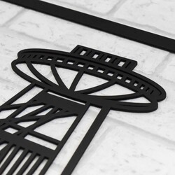 Drevený obraz - Most SNP | Čierna