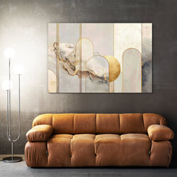 Obraz na stenu - Zlaté brány abstrakcie