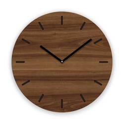 Drevené hodiny na stenu | Orech