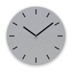 Drevené hodiny na stenu | Strieborná