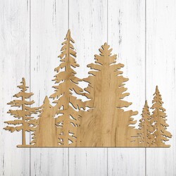 Fa falmatrica - Erdő | Aranytölgy