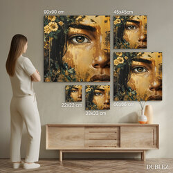 Művészi fa kép - Erdő királynője