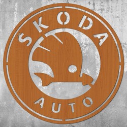 Fakép - Skoda logó | Cseresznye