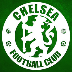 Wooden Wall Art - Chelsea FC | White