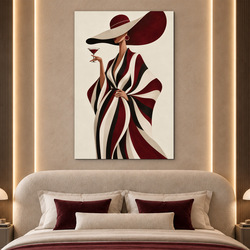 Imaginea unei femei cu Martini - Eleganță de seară