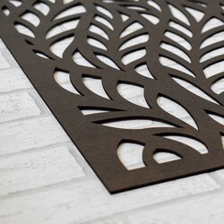 Wooden Wall Panel - Leaves | Wenge