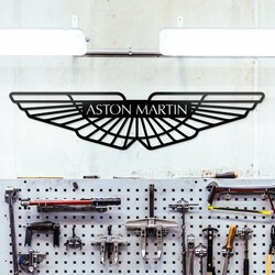 Cut-out Logo - Aston Martin | Black