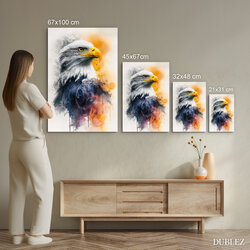 Designer wall art - Painted eagle