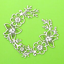 Letný kvetinový veniec na dvere  | Biela