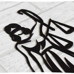 Fa fali dekoráció - Az igazság Istennője | Fekete