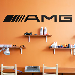Cut-out Mercedes - AMG Logo | Black