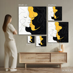 Abstract Wall Art - Faces