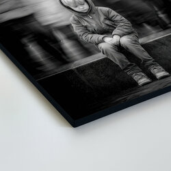 Čiernobiely obraz - Ticho v dave