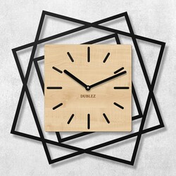 3D Wooden Wall Clock - Frames | Maple