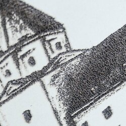 Drevený obraz na stenu - Bratislavský hrad