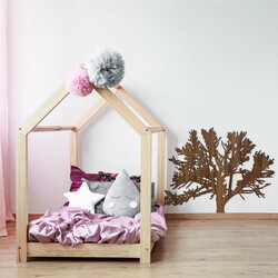 Wooden Cut-Out Decoration - Bush | Walnut