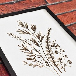 Dizajnový obraz z dreva - Letné kvety