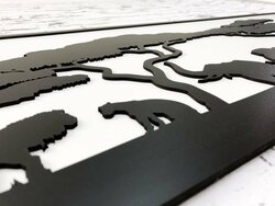 Fa falikép - Afrika | Fehér / Fekete