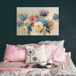 Pastel Flower Wall Art