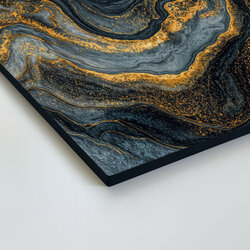 Abstraktný obraz - Zlaté žily mramoru