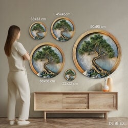 Drevený obraz stromu života - Stabilita