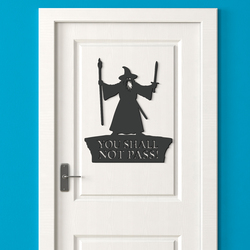 A Gyűrűk Ura fa kép - Gandalf | Antracitszürke