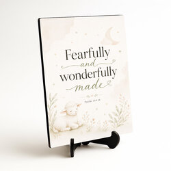 Dětský křesťanský obraz - Fearfully and Wonderfully Made