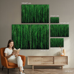Drevený obraz z filmu - Matrix | 136x90 cm