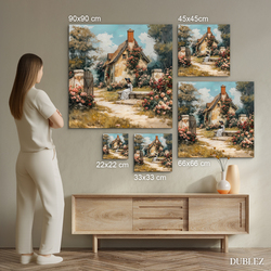 Original artistic painting - Vintage Garden